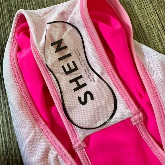 Shein pink one peice cut out bathing suit - Picture 6 of 12